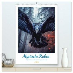 Cover Mystische Raben (hochwertiger Premium Wandkalender 2026 DIN A2 hoch), Kunstdruck in Hochglanz