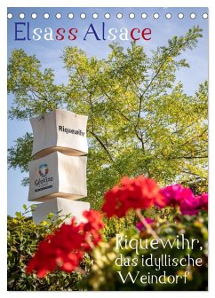 Cover Elsass Alsace Riquewihr, das idyllische Weindorf (Tischkalender 2026 DIN A5 hoch), CALVENDO Monatskalender