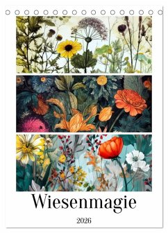 Wiesenmagie (Tischkalender 2026 DIN A5 hoch), CALVENDO Monatskalender Cover Wiesenmagie (Tischkalender 2026 DIN A5 hoch), CALVENDO Monatskalender
