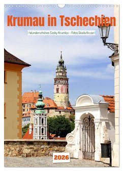 Cover Krumau in Tschechien - Wunderschönes Cesky Krumlov (Wandkalender 2026 DIN A3 hoch), CALVENDO Monatskalender