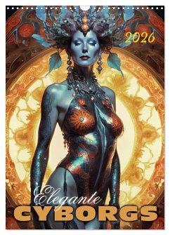 Cover Elegante Cyborgs (Wandkalender 2026 DIN A3 hoch), CALVENDO Monatskalender