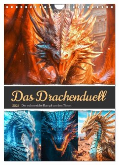 Cover Das Drachenduell (Wandkalender 2026 DIN A4 hoch), CALVENDO Monatskalender