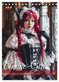 Cover Anime-Girls - Japanische Kawaii-Schönheiten im Anime-Stil (Tischkalender 2026 DIN A5 hoch), CALVENDO Monatskalender