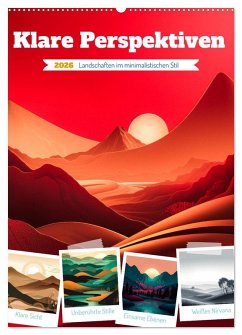 Klare Perspektiven (Wandkalender 2026 DIN A2 hoch), CALVENDO Monatskalender Klare Perspektiven (Wandkalender 2026 DIN A2 hoch), CALVENDO Monatskalender