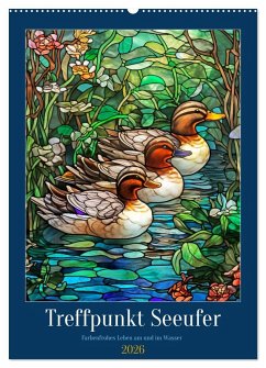 Cover Treffpunkt Seeufer (Wandkalender 2026 DIN A2 hoch), CALVENDO Monatskalender