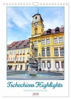 Tschechiens Highlights (Wandkalender 2026 DIN A4 hoch), CALVENDO Monatskalender