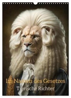 Im Namen des Gesetzes Tierische Richter (Wandkalender 2026 DIN A3 hoch), CALVENDO Monatskalender Im Namen des Gesetzes Tierische Richter (Wandkalender 2026 DIN A3 hoch), CALVENDO Monatskalender