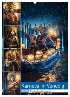 Karneval in Venedig (Wandkalender 2026 DIN A2 hoch), CALVENDO Monatskalender Karneval in Venedig (Wandkalender 2026 DIN A2 hoch), CALVENDO Monatskalender