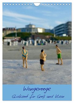 Wangerooge - Glücksort für Groß und Klein (Wandkalender 2026 DIN A4 hoch), CALVENDO Monatskalender