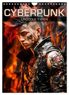 Cover CYBERPUNK Urcoole Typen (Wandkalender 2026 DIN A4 hoch), CALVENDO Monatskalender