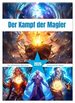 Der Kampf der Magier (Wandkalender 2026 DIN A2 hoch), CALVENDO Monatskalender Der Kampf der Magier (Wandkalender 2026 DIN A2 hoch), CALVENDO Monatskalender