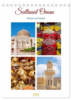 Cover Sultanat Oman - Maskat und Salalah (Tischkalender 2026 DIN A5 hoch), CALVENDO Monatskalender