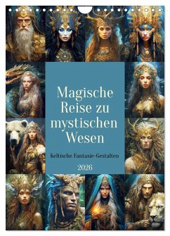 Magische Reise zu mystischen Wesen. Keltische Fantasie-Gestalten (Wandkalender 2026 DIN A4 hoch), CALVENDO Monatskalender