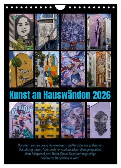 Kunst an Hauswänden (Wandkalender 2026 DIN A4 hoch), CALVENDO Monatskalender Kunst an Hauswänden (Wandkalender 2026 DIN A4 hoch), CALVENDO Monatskalender