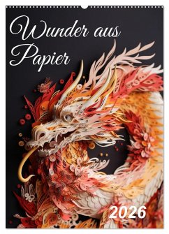 Wunder aus Papier (Wandkalender 2026 DIN A2 hoch), CALVENDO Monatskalender Wunder aus Papier (Wandkalender 2026 DIN A2 hoch), CALVENDO Monatskalender
