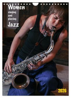 Cover Women singing and playing Jazz (Wandkalender 2026 DIN A4 hoch), CALVENDO Monatskalender