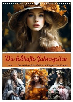 Cover Die lebhafte Jahreszeiten! (Wandkalender 2026 DIN A3 hoch), CALVENDO Monatskalender
