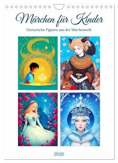 Cover Märchen für Kinder (Wandkalender 2026 DIN A4 hoch), CALVENDO Monatskalender