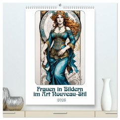 Cover Frauen in Bildern im Art Nouveau-Stil (hochwertiger Premium Wandkalender 2026 DIN A2 hoch), Kunstdruck in Hochglanz
