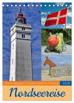 Nordseereise - Jütland in Dänemark - Von Blavand bis Henne Strand (Tischkalender 2026 DIN A5 hoch), CALVENDO Monatskalender