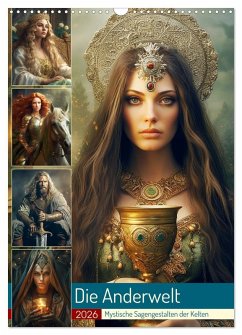 Cover Die Anderwelt. Mystische Sagengestalten der Kelten (Wandkalender 2026 DIN A3 hoch), CALVENDO Monatskalender