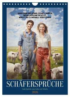 Cover Schäfersprüche (Wandkalender 2026 DIN A4 hoch), CALVENDO Monatskalender