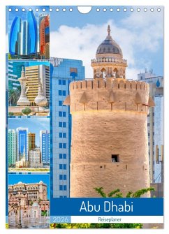 Cover Abu Dhabi - Reiseplaner (Wandkalender 2026 DIN A4 hoch), CALVENDO Monatskalender