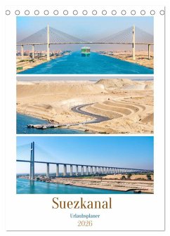 Cover Suezkanal - Urlaubsplaner (Tischkalender 2026 DIN A5 hoch), CALVENDO Monatskalender