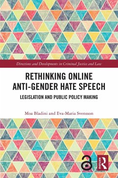 Cover Rethinking Online Anti-Gender Hate Speech (eBook, PDF)