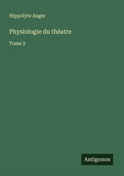 Cover Physiologie du théatre