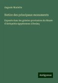 Notice des principaux monuments Notice des principaux monuments