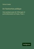 De l'instruction publique De l'instruction publique