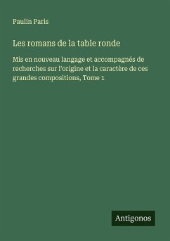 Cover Les romans de la table ronde
