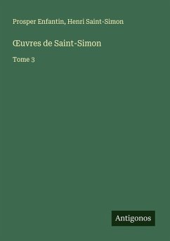 Cover ¿uvres de Saint-Simon