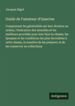 Cover Guide de l'amateur d'insectes