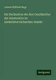 Die Declination der drei Geschlechter des Substantivs im niederösterreichischen Dialekt Die Declination der drei Geschlechter des Substantivs im niederösterreichischen Dialekt