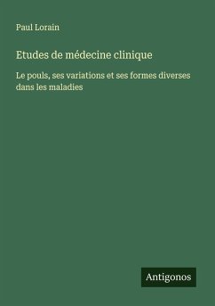 Cover Etudes de médecine clinique