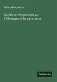 Études contemporaines sur l'Allemagne et les pays slaves