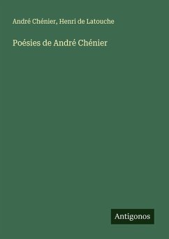 Cover Poésies de André Chénier