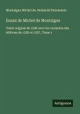 Essais de Michel de Montaigne