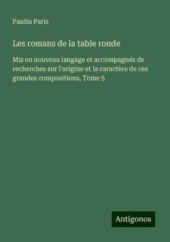 Cover Les romans de la table ronde