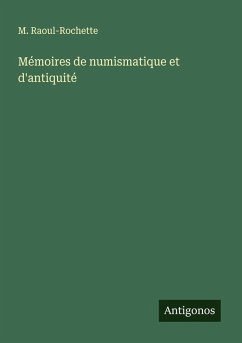 Cover Mémoires de numismatique et d'antiquité