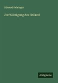 Zur Würdigung des Heliand Zur Würdigung des Heliand