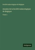 Annales de la Société malacologique de Belgique Annales de la Société malacologique de Belgique