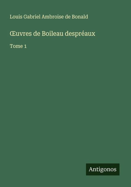 ¿uvres de Boileau despréaux