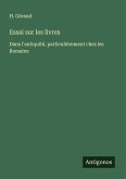 Essai sur les livres