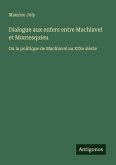 Dialogue aux enfers entre Machiavel et Montesquieu