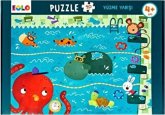 40 Parca Yer Puzzle - Yüzme Yarisi