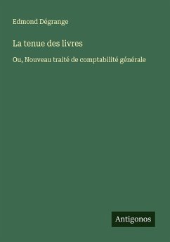 Cover La tenue des livres