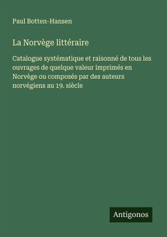 Cover La Norvège littéraire